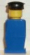 Minifig No: old035  Name: Legoland - Blue Torso, Blue Legs, Black Hat