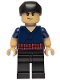 Minifig No: op019  Name: Roronoa Zoro - Dark Blue Shirt, Black Bandana