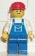 Minifig No: ovr003 Name: Overalls Blue with Pocket, Blue Legs, Red Cap Minifig No: ovr003 Name: Overalls Blue with Pocket, Blue Legs, Red Cap