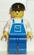 Minifig No: ovr022 Name: Overalls Blue with Pocket, Blue Legs, Black Cap Minifig No: ovr022 Name: Overalls Blue with Pocket, Blue Legs, Black Cap