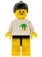 Minifig No: par020  Name: Palm Tree - Yellow Legs, Black Ponytail Hair