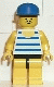 Minifig No: par027 Name: Horizontal Blue/White Stripes, Yellow Legs, Blue Cap Minifig No: par027 Name: Horizontal Blue/White Stripes, Yellow Legs, Blue Cap