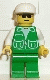 Minifig No: pck006 Name: Jacket Green with 2 Large Pockets - Green Legs, White Cap Minifig No: pck006 Name: Jacket Green with 2 Large Pockets - Green Legs, White Cap