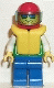 Minifig No: pck009 Name: Jacket Green with 2 Large Pockets - Blue Legs, Sunglasses, Red Helmet, Trans-Light Blue Visor, Life Jacket Minifig No: pck009 Name: Jacket Green with 2 Large Pockets - Blue Legs, Sunglasses, Red Helmet, Trans-Light Blue Visor, Life Jacket