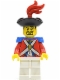 Minifig No: pi085  Name: Imperial Soldier II - Officer with Red Plume