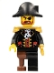 Minifig No: pi116  Name: Captain Brickbeard - Plain Bicorne Hat