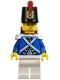 Minifig No: pi153  Name: Bluecoat Soldier 2 - Lopsided Smile
