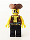 Minifig No: pi162  Name: Pirate 4 - Vest and Anchor, Eye Patch