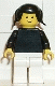 Minifig No: pln022 Name: Plain Black Torso with Black Arms, White Legs, Black Pigtails Hair Minifig No: pln022 Name: Plain Black Torso with Black Arms, White Legs, Black Pigtails Hair