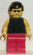 Minifig No: pln096 Name: Plain Black Torso with Yellow Arms, Red Legs, Sunglasses, Black Male Hair Minifig No: pln096 Name: Plain Black Torso with Yellow Arms, Red Legs, Sunglasses, Black Male Hair