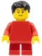 Minifig No: pln180  Name: Plain Red Torso with Red Arms, Red Short Legs