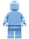 Lego part: Plain Bright Light Blue Torso, Bright Light Blue Legs, Bright Light Blue Head (Monochrome)