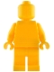 Minifig No: pln208  Name: Plain Bright Light Orange Torso, Bright Light Orange Legs, Bright Light Orange Head (Monochrome)