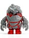 Minifig No: pm003  Name: Rock Monster - Meltrox (Trans-Red)