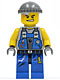 Minifig No: pm012  Name: Power Miner - Engineer, Knit Cap