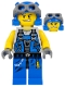 Minifig No: pm014  Name: Power Miner - Engineer, Goggles