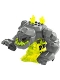Minifig No: pm015a  Name: Geolix with 2 Crystals on Back (Rock Monster)