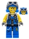 Minifig No: pm022  Name: Power Miner - Rex, Goggles