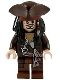 Minifig No: poc011  Name: Captain Jack Sparrow with Tricorne