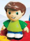 Lot ID: 336924792  Minifig No: qtr001  Name: Quatro Boy with Lime Shirt and Blue Pants