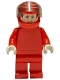 Minifig No: rac022  Name: F1 Ferrari - M. Schumacher with Helmet - without Torso Stickers