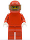 Minifig No: rac024  Name: F1 Ferrari Driver with Helmet and Balaclava - without Torso Stickers