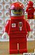 Minifig No: rac024bs  Name: F1 Ferrari Driver with Helmet and Balaclava - with Torso Stickers on Front and Back
