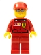 Minifig No: rac030s  Name: F1 Ferrari Engineer - with Torso Stickers