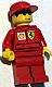 Minifig No: rac031bs  Name: F1 Ferrari Record Keeper - with Shell Torso Stickers