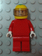Minifig No: rac036  Name: F1 Ferrari - F. Massa with Helmet Yellow Printed - without Torso Stickers