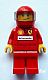 Minifig No: rac052s  Name: F1 Ferrari Pit Crew Tire Carrier - with Torso Stickers