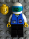 Minifig No: res011 Name: Coast Guard City Center - White Collar & Arms, Black Legs, White Helmet, Trans-Dark Blue Visor, Microphone Minifig No: res011 Name: Coast Guard City Center - White Collar & Arms, Black Legs, White Helmet, Trans-Dark Blue Visor, Microphone