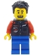 Minifig No: sc137  Name: Dodge Challenger SRT Hellcat Driver