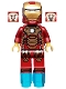 Minifig No: sh0065  Name: Iron Man - Mark 42 Armor