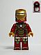 Minifig No: sh0072  Name: Iron Man - Mark 42 Armor, White Head