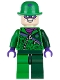 Minifig No: sh0088  Name: The Riddler - Green and Dark Green Zipper Outfit