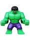 Minifig No: sh0095  Name: Hulk - Giant, Dark Purple Pants