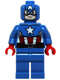 Lot ID: 295901159  Minifig No: sh0106  Name: Captain America - Blue Suit, Red Hands, Mask