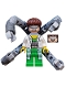 Minifig No: sh0110  Name: Dr. Octopus (Otto Octavius) / Doc Ock - White Lab Coat over Bright Green Outfit, Mechanical Arms