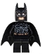 Minifig No: sh0132  Name: Batman - Black Suit with Copper Belt (Type 2 Cowl)