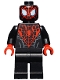 Minifig No: sh0190  Name: Spider-Man (Miles Morales) - Red Webbing on Head, Red Hands