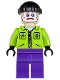 Minifig No: sh020  Name: The Joker's Henchman - Lime Jacket