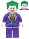 Lego part: The Joker - Medium Azure Vest, Lime Bow Tie, Large Smile / Smirk