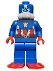 Minifig No: sh0214  Name: Scuba Captain America