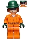 Minifig No: sh0344  Name: The Riddler - Prison Jumpsuit