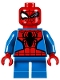 Minifig No: sh0360  Name: Spider-Man - Short Legs, Winking