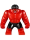 Minifig No: sh0370  Name: Red Hulk