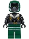 Minifig No: sh0403  Name: Vulture - Dark Green Flight Suit, Black Bomber Jacket