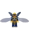 Minifig No: sh0431  Name: Parademon - Bright Light Orange, Extended Wings