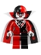 Minifig No: sh0453  Name: Harley Quinn - Cannon Ball Suit